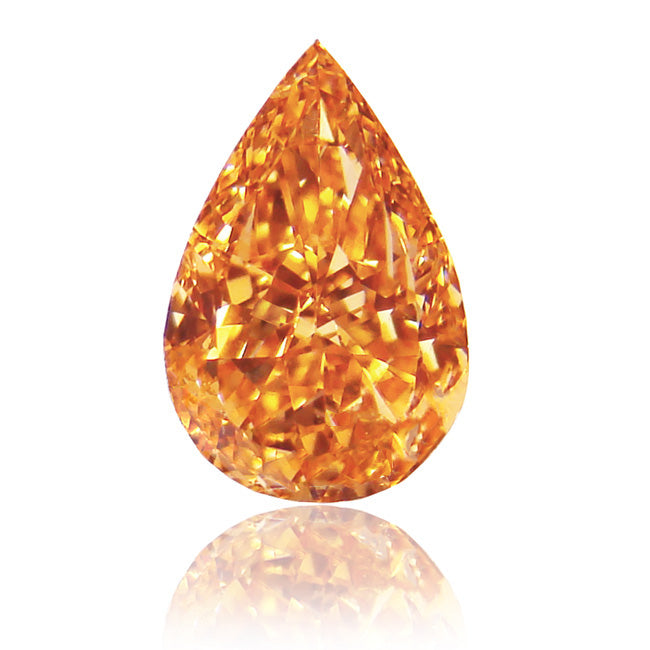 Natural Loose Fancy Vivid Orange Diamond